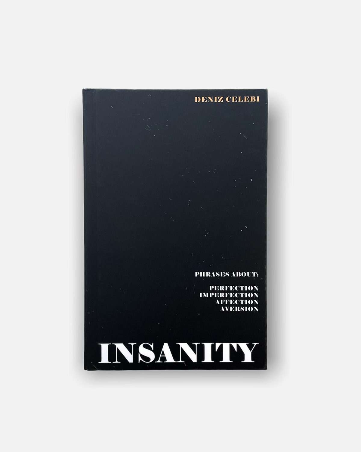 Insanity Poetry Book by Deniz Celebi